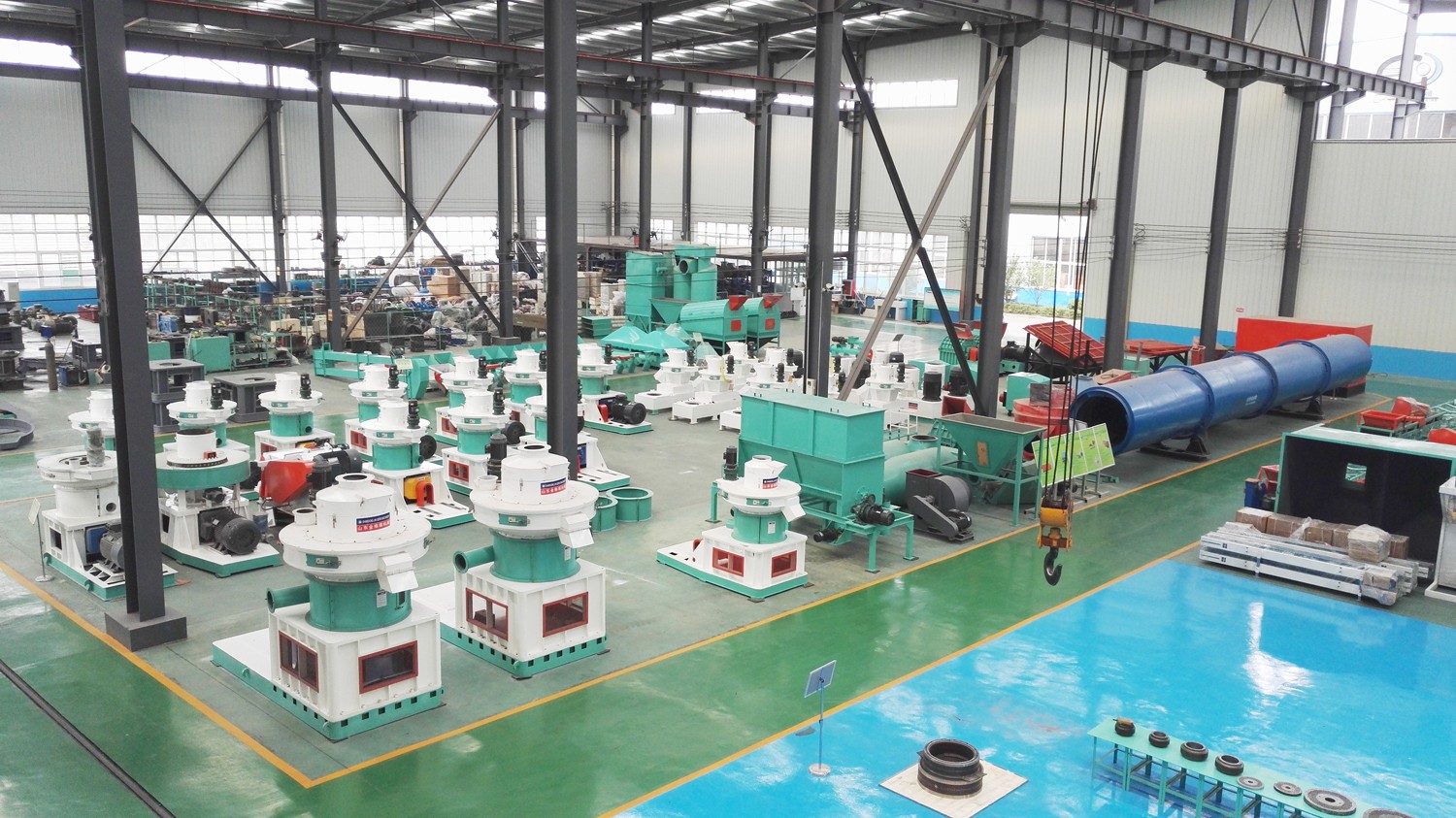 木屑顆粒機生產廠家車間圖片 木屑顆粒機生產廠家車間圖片